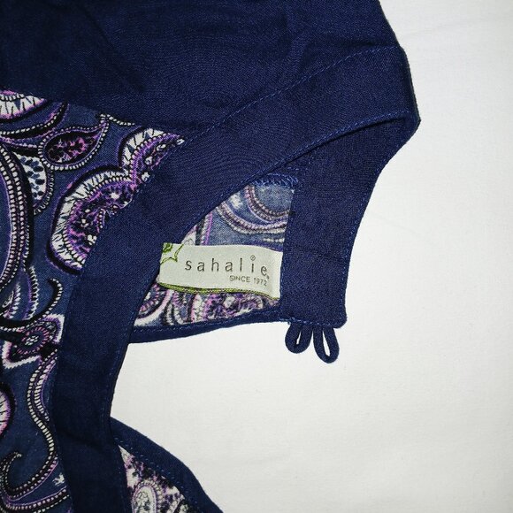 Sahalie Parsley A line Sleeveless Midi Swing Shift Dress Size M - Picture 7 of 10